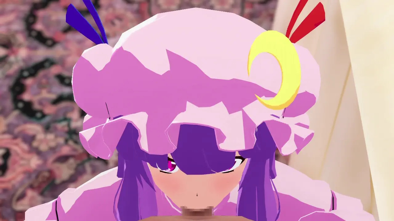 Patchouli pov blowjob