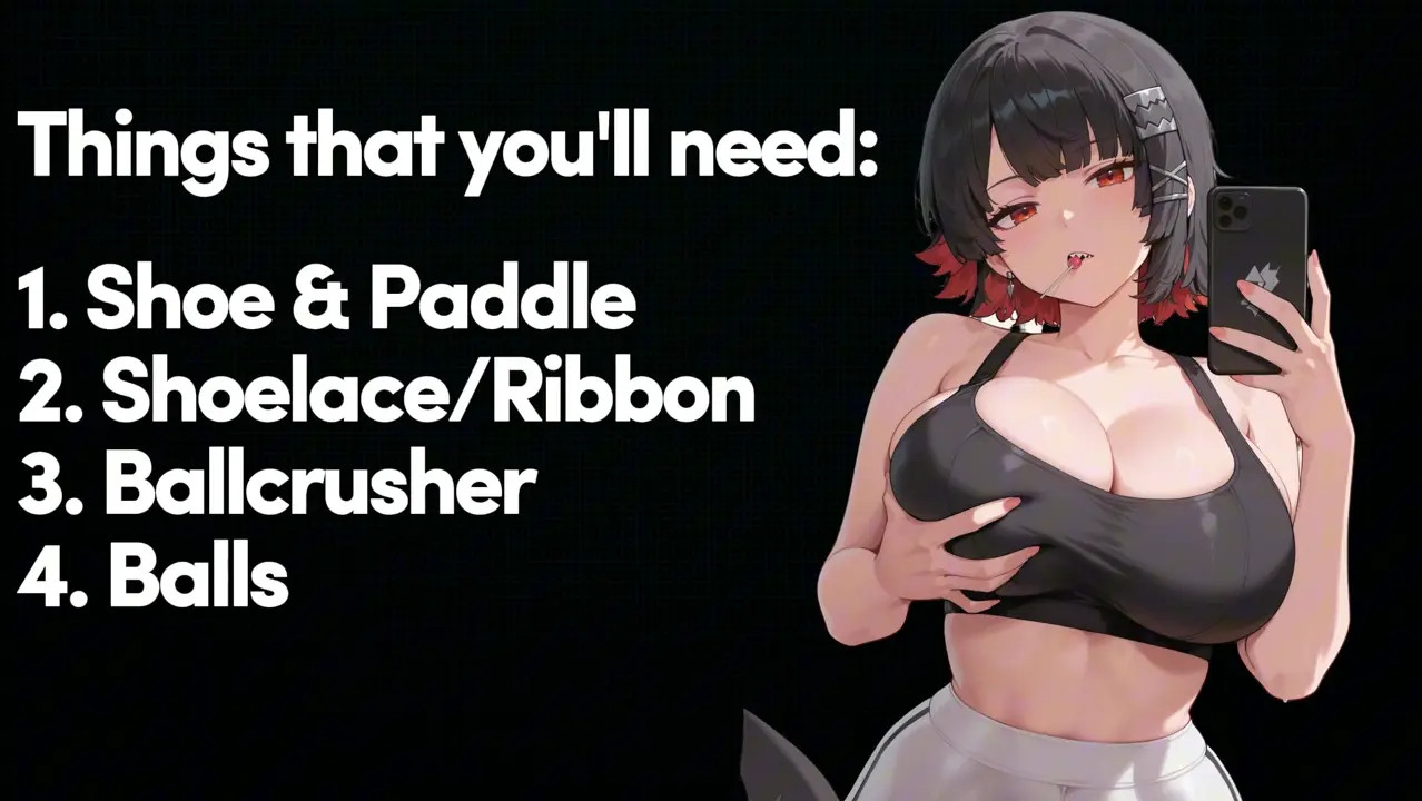 "One ballbusting session coming right up..." | JOI | (Femdom, Hard CBT, Ballbusting)