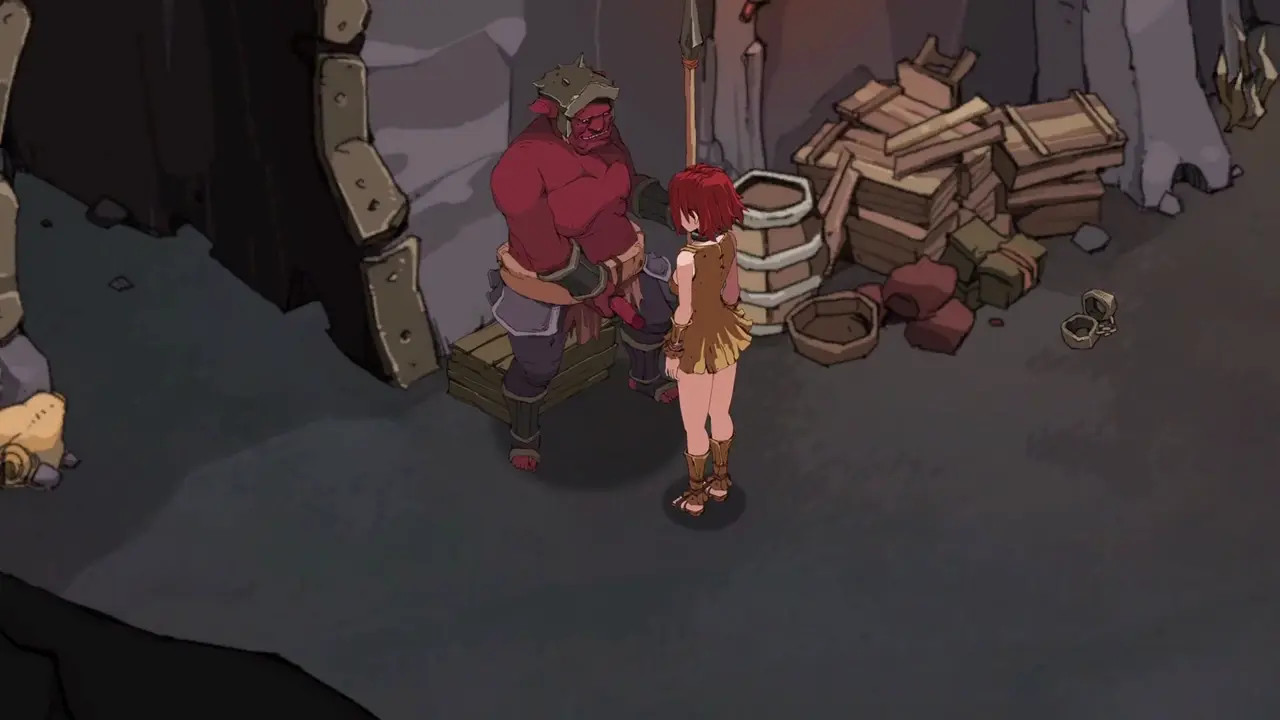 Adventurer captured and trained by orcs Hentai Game