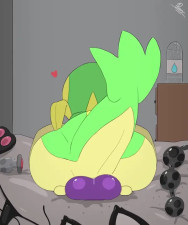 Snivy training  for her future job