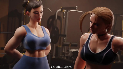 Cammy and Chun Lin gym - Sub Español