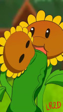 Twin Sunflower Blowjob (No Sound) (Plants vs Zombies)