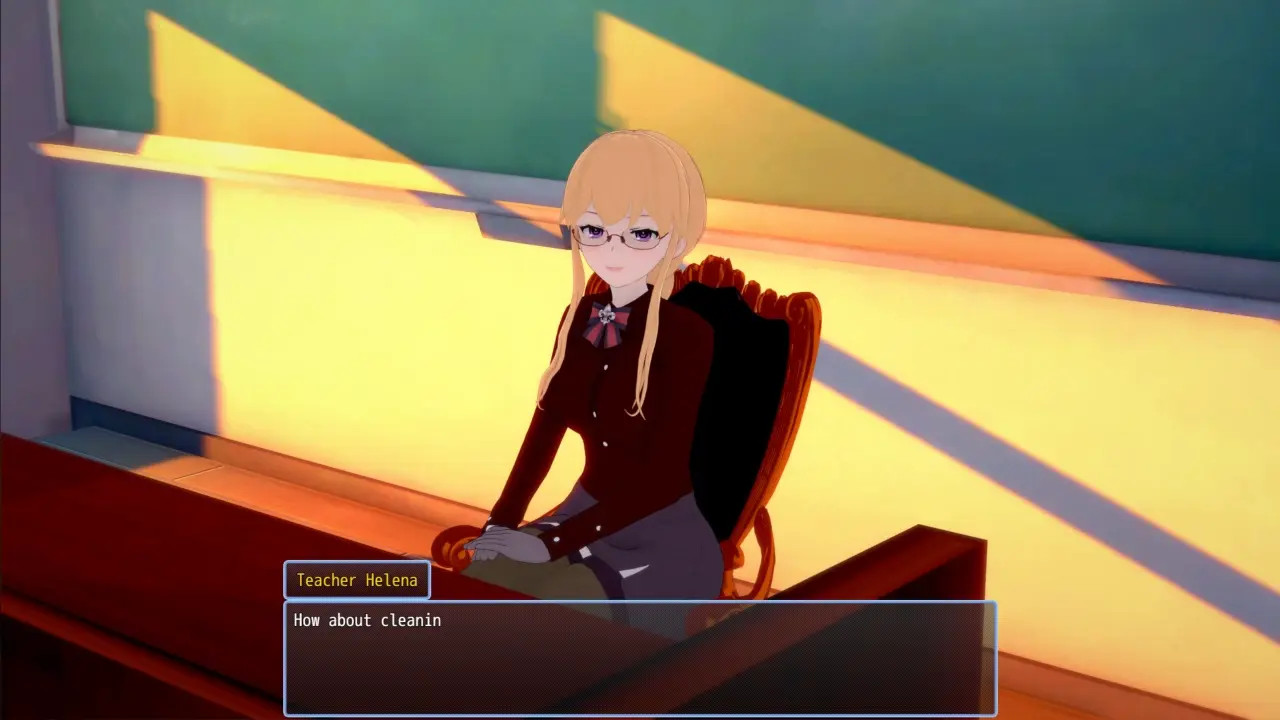 Under the Teacher’s Desk