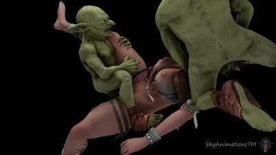 Elf fucked by goblins [ SkyAnimations ] FHD 60fps
