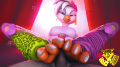 Glamrock Chica Footjob