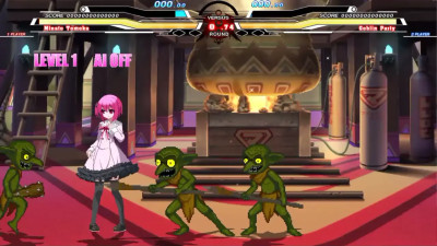 Tomoka (Ro-Kyu-Bu!) vs GoblinParty