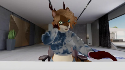 Otter Babe Orders Fuck-Robot and gets Fucked Silly