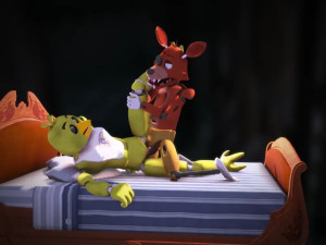 Foxy fucks Chica