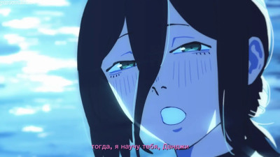 [Rus sub] Reze teaching Denji