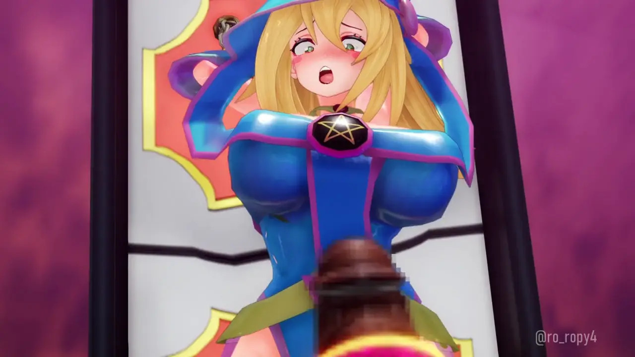 Dark Magician Girl Becomes A Masturbator [RoppiMMD]