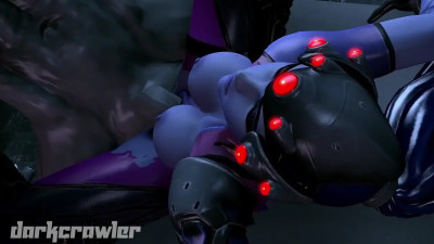 Widowmaker failed her mission and now is a fuck toy for monster as punishment