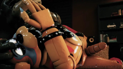 Freddy Fazbear fucks Glamrock Freddy Fazbear