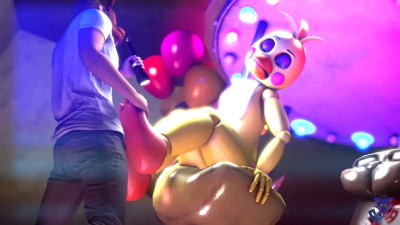 Toy Chica Footjob 4