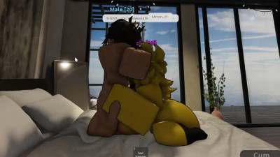 Fucking randoms girls in Roblox condos Ep 1: The Noobie Slut