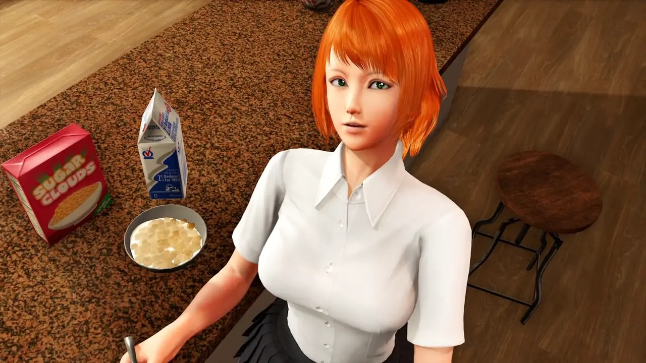 Cait loves some dick with her breakfast