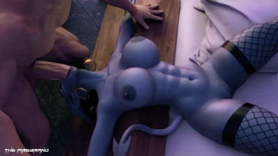 Xsara Deepthroating Cock (White) [TheFireBrandSFM]