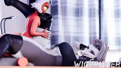 Loona ploughed by Moxxie~ [Wigfritter]