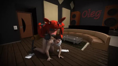 Foxy fucks human