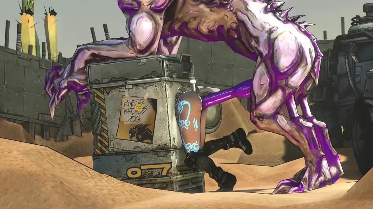 Maya is stuck in the washing machine