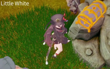 Hu Tao, who discovered the treasure, was unfortunately captured by a group