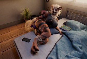 Firedog Girl Anal Dildo (H0rs3)