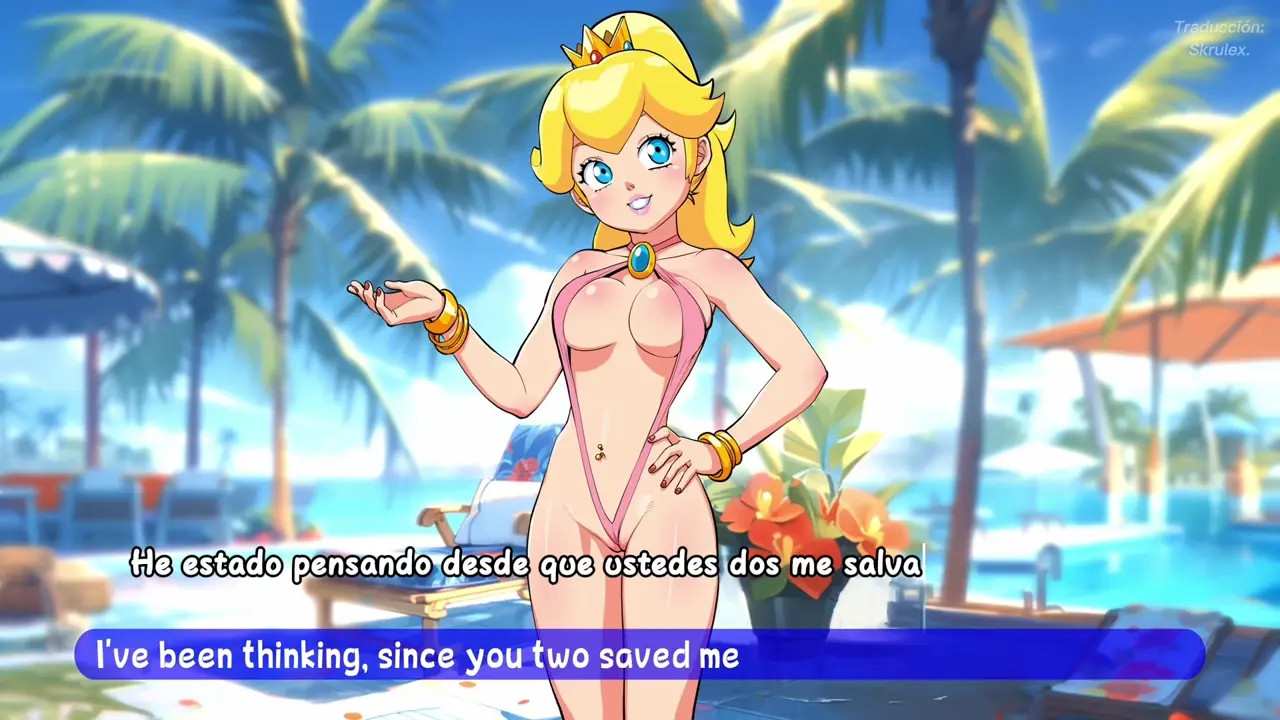 (Sub Esp) A Peachy Pool Party.