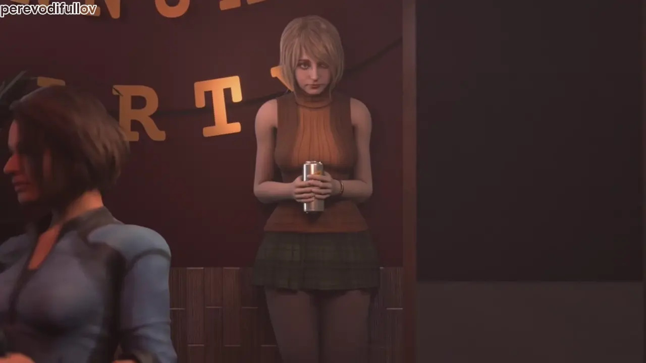 [Rus Sub] Ashley and Sheva slave training