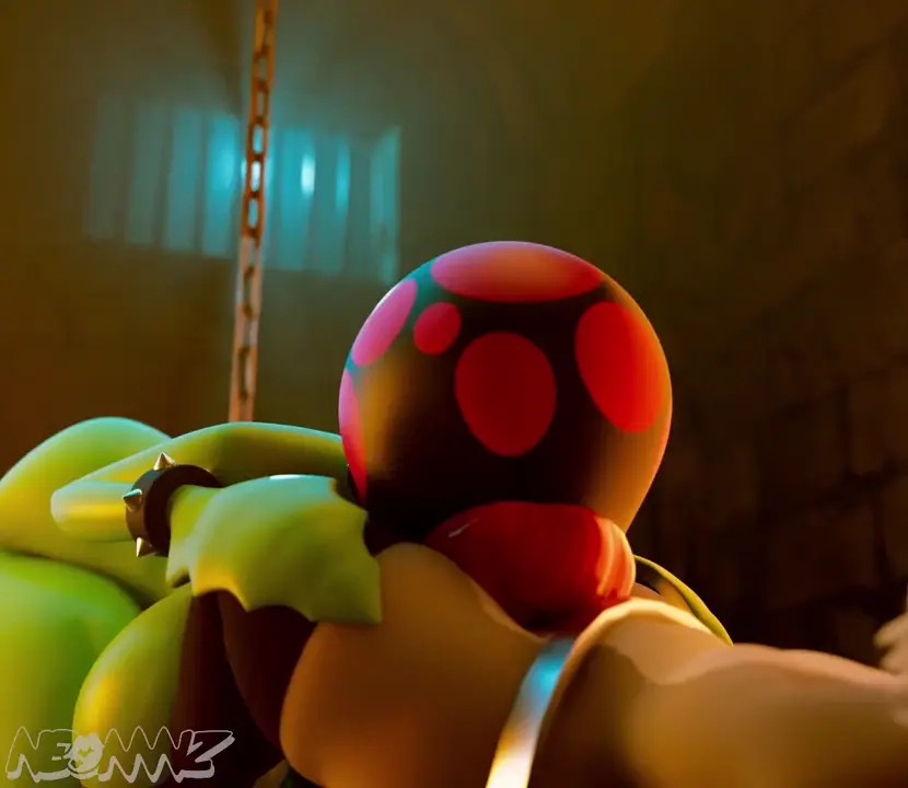 Piranha plant kiss attack