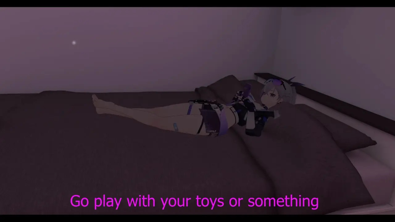 My room mate is a brat but she enjoy it !