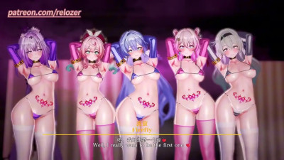 HSR girls harem sex party