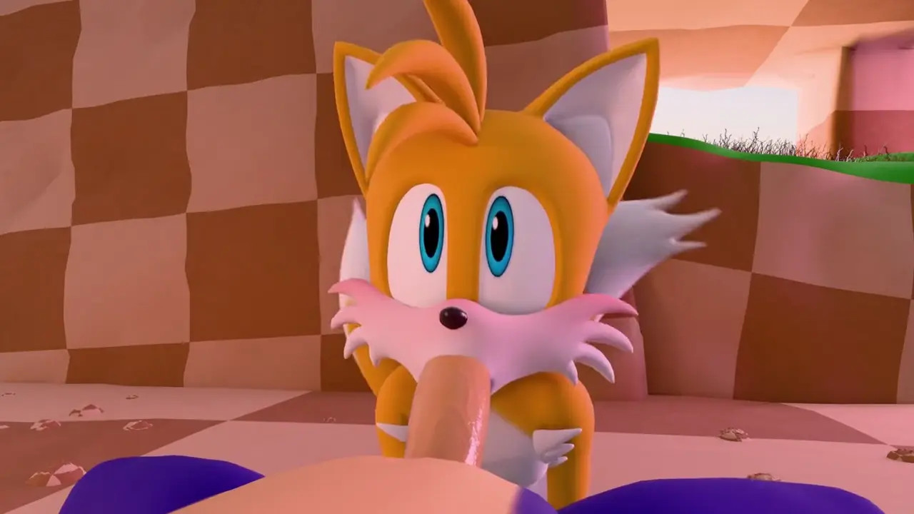 Tails blowjob Sonic [twintails3d]