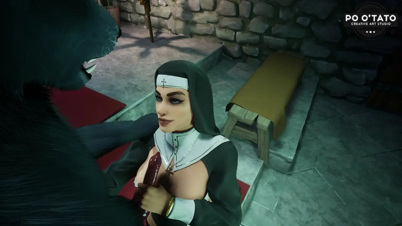 Sin In The Sanctuary | Forbidden Lust | Ubcut | Nun and Werewolf | 3D Animated