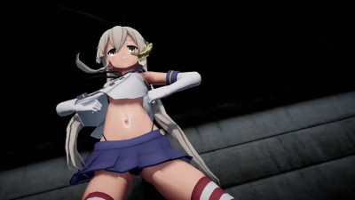 Shimakaze - Bass Knight [MMD R15] P-chan