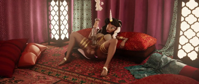 Aisha use a vibrator