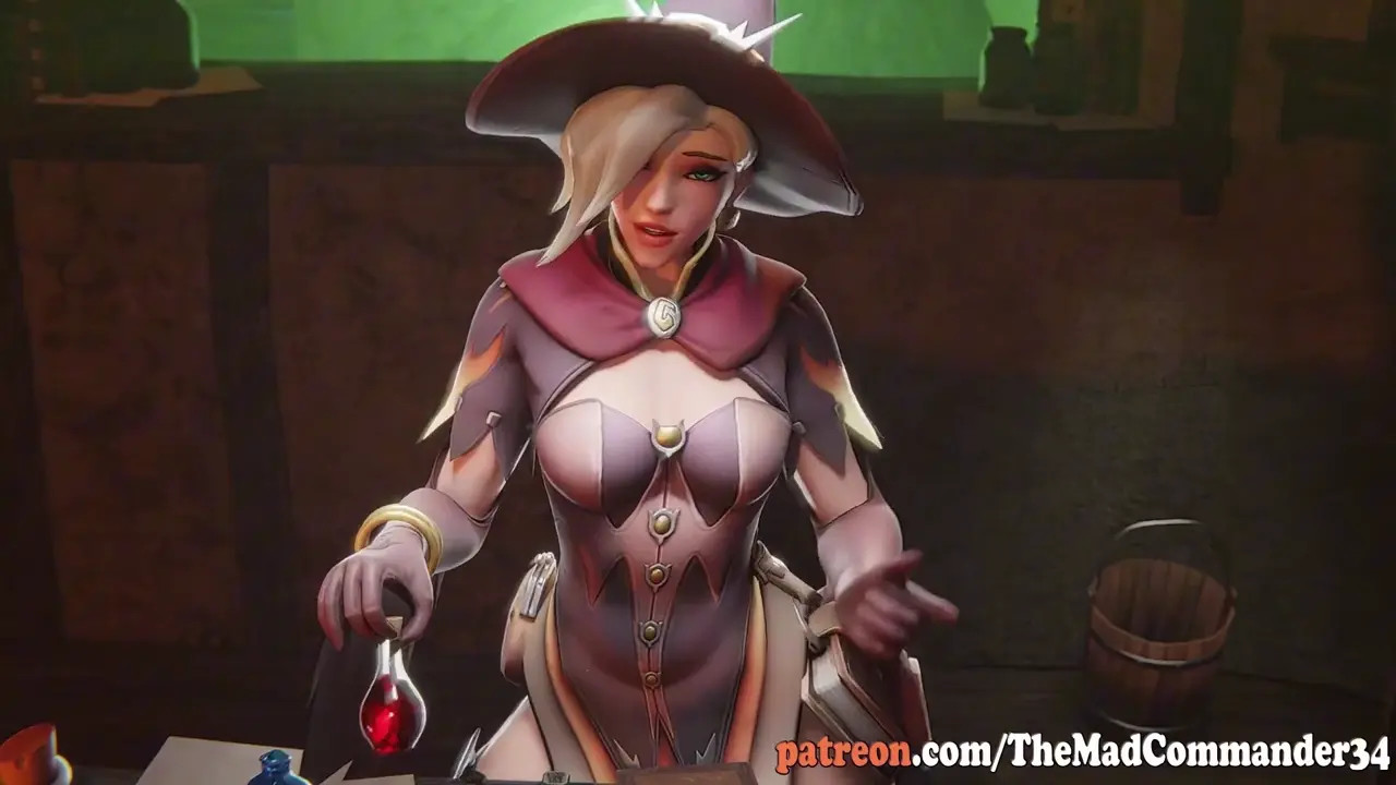 Thighjob - Mercy Collecting Werewolf Cum