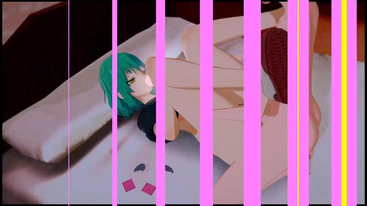 Girls in the anime world and mysterious men