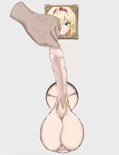 Futa Alice get her foreskin pulled