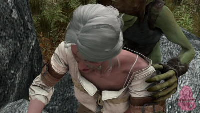 Ciri with Goblin in Forest | Anal & Cum Inflation
