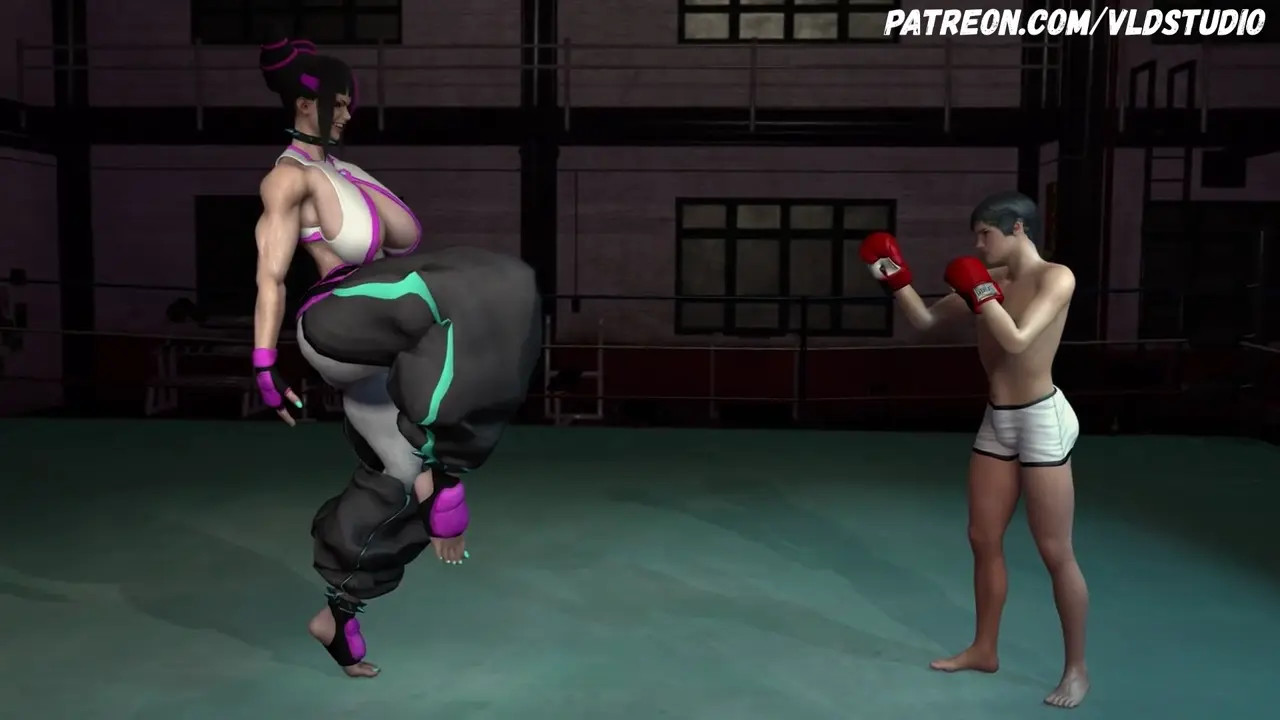 Futa Juri Han vs Boy - Juri Win, Pounds Him With His Huge Futa Dick