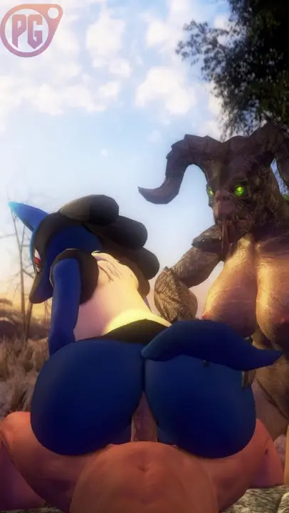 Lucario and Deathclaw Animation - Part 1