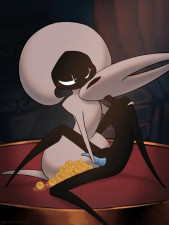 Hornet egg laying [Weaselpuss]