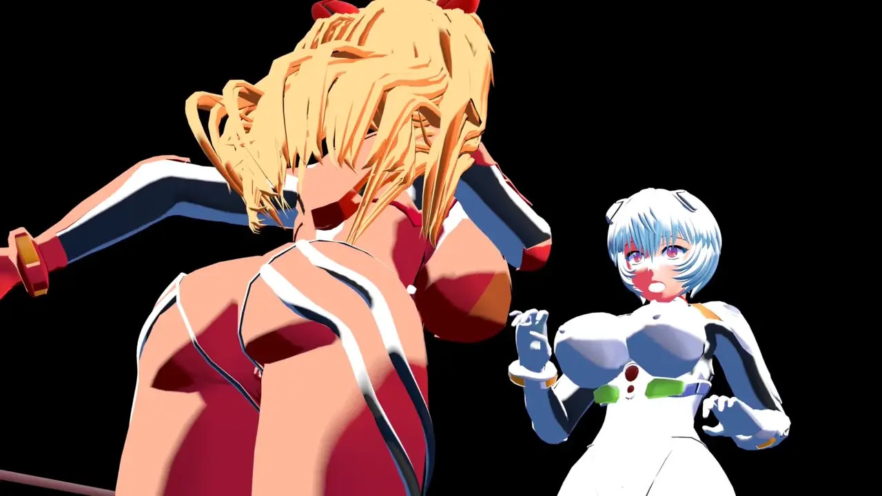 Fem Combat Clip 3: Evangelion