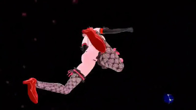 Mmd monmon futanari dance booyah!