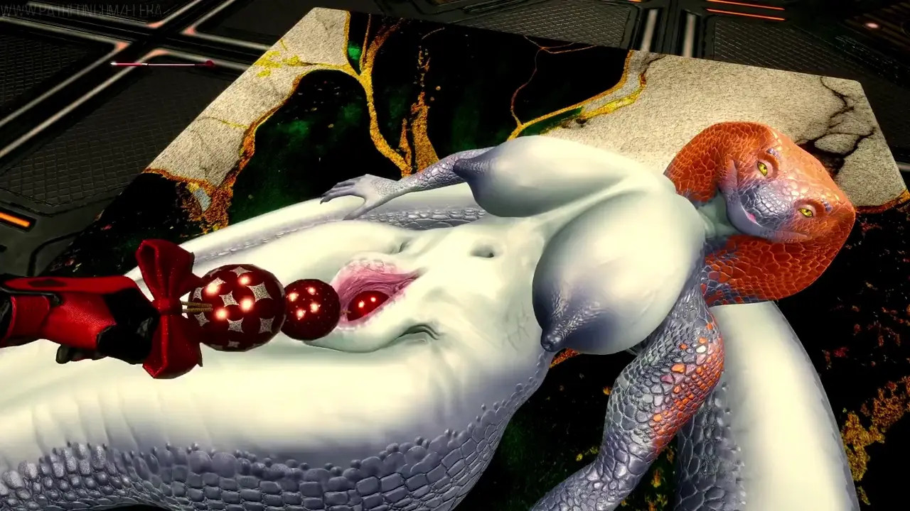 Naga Azura with a sexy figure.