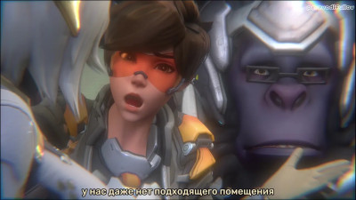 [Rus Sub] Mercy interrogates prisoner with a powerful strategy