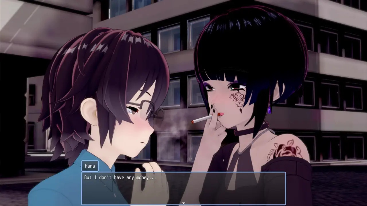 Goth girl gets her pussy licked