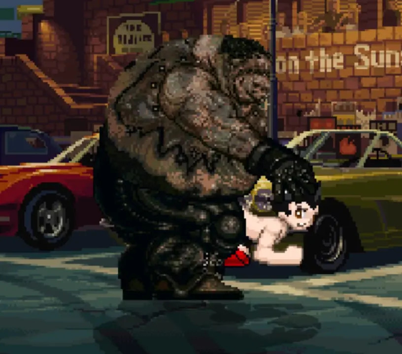 [MUGEN Beastiality]Buta Yaro VS Astroboy