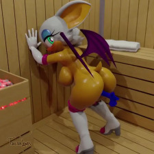 Rouge fucked in Sauna [Toaster Lewds]