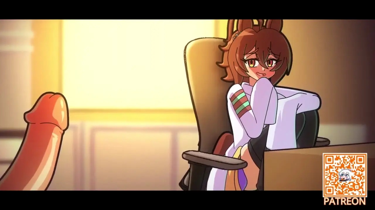 Agnes Tachyon doing some experiments on trainer