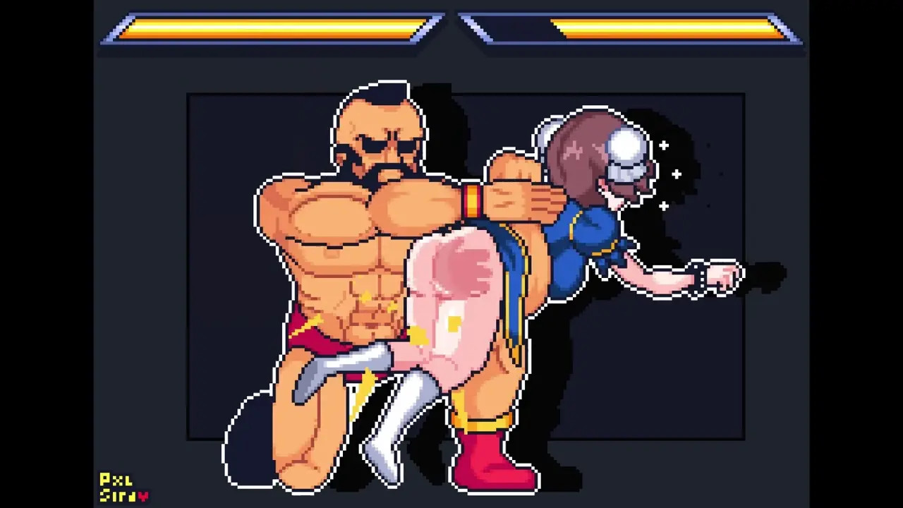 Chun Li loses to Zangief